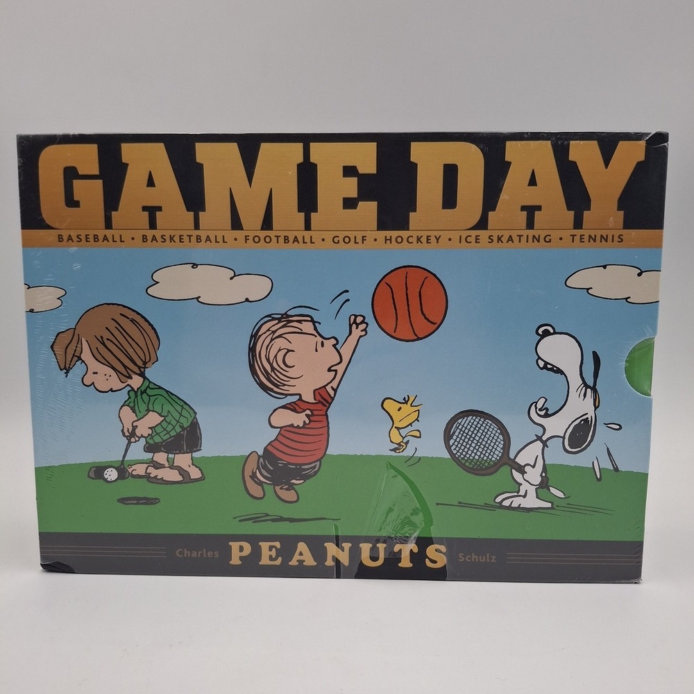 Game Day Peanuts 4 Book Box Set Sports Comic Charles Schulz Fantagraphics NEW